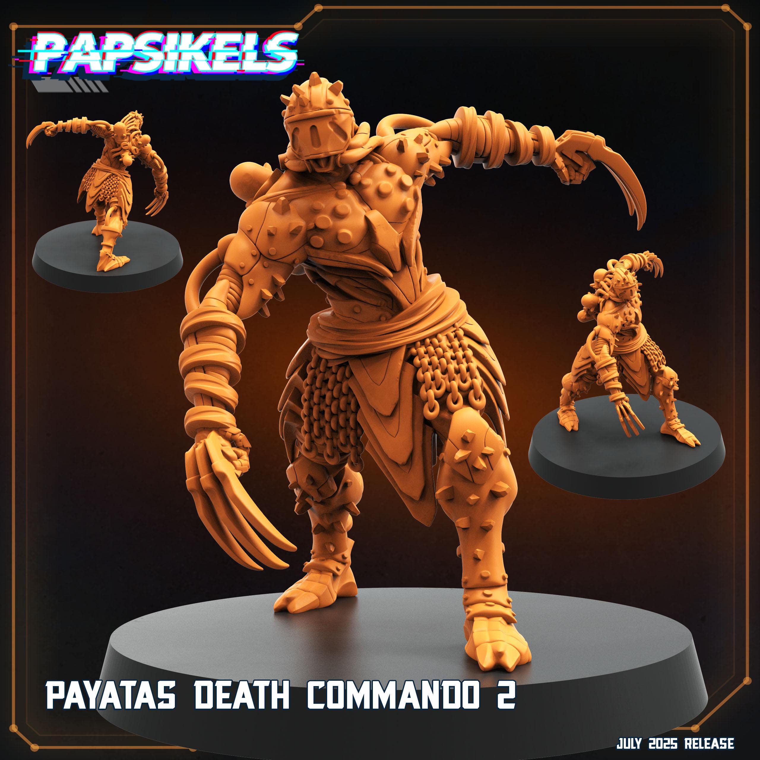 Payatas Death Commandos | Trench Crusade | Papsikels Fantasy, Resin Miniature - Tabletop miniature - Fantasy Miniature - 28mm or 32mm