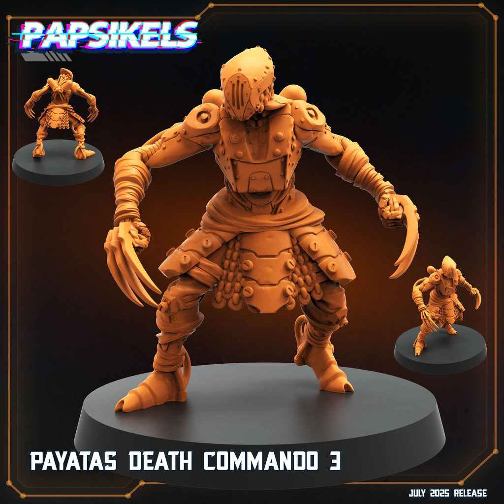 Payatas Death Commandos | Trench Crusade | Papsikels Fantasy, Resin Miniature - Tabletop miniature - Fantasy Miniature - 28mm or 32mm