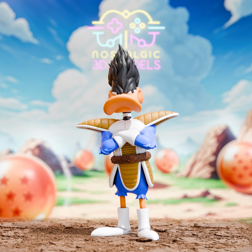 Looney Tunes x Dragon Ball Z Resin Figures: Unpainted Mashup Collectibles
