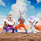Looney Tunes x Dragon Ball Z Resin Figures: Unpainted Mashup Collectibles