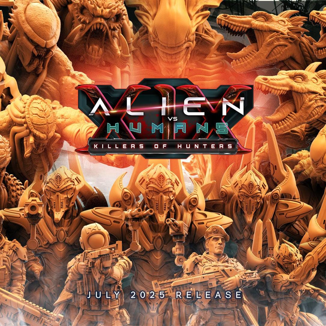 Reptilelike Xenomorph Miniature: Alien vs Predator RPG, Papsikels 28/32mm