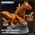 Reptilelike Xenomorph Miniature: Alien vs Predator RPG, Papsikels 28/32mm