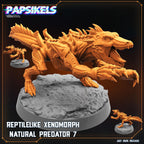 Reptilelike Xenomorph Miniature: Alien vs Predator RPG, Papsikels 28/32mm