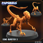 Xeno Burster Miniature: 28/32mm Sci-Fi Alien Horde - Papsikels
