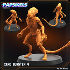 Xeno Burster Miniature: 28/32mm Sci-Fi Alien Horde - Papsikels