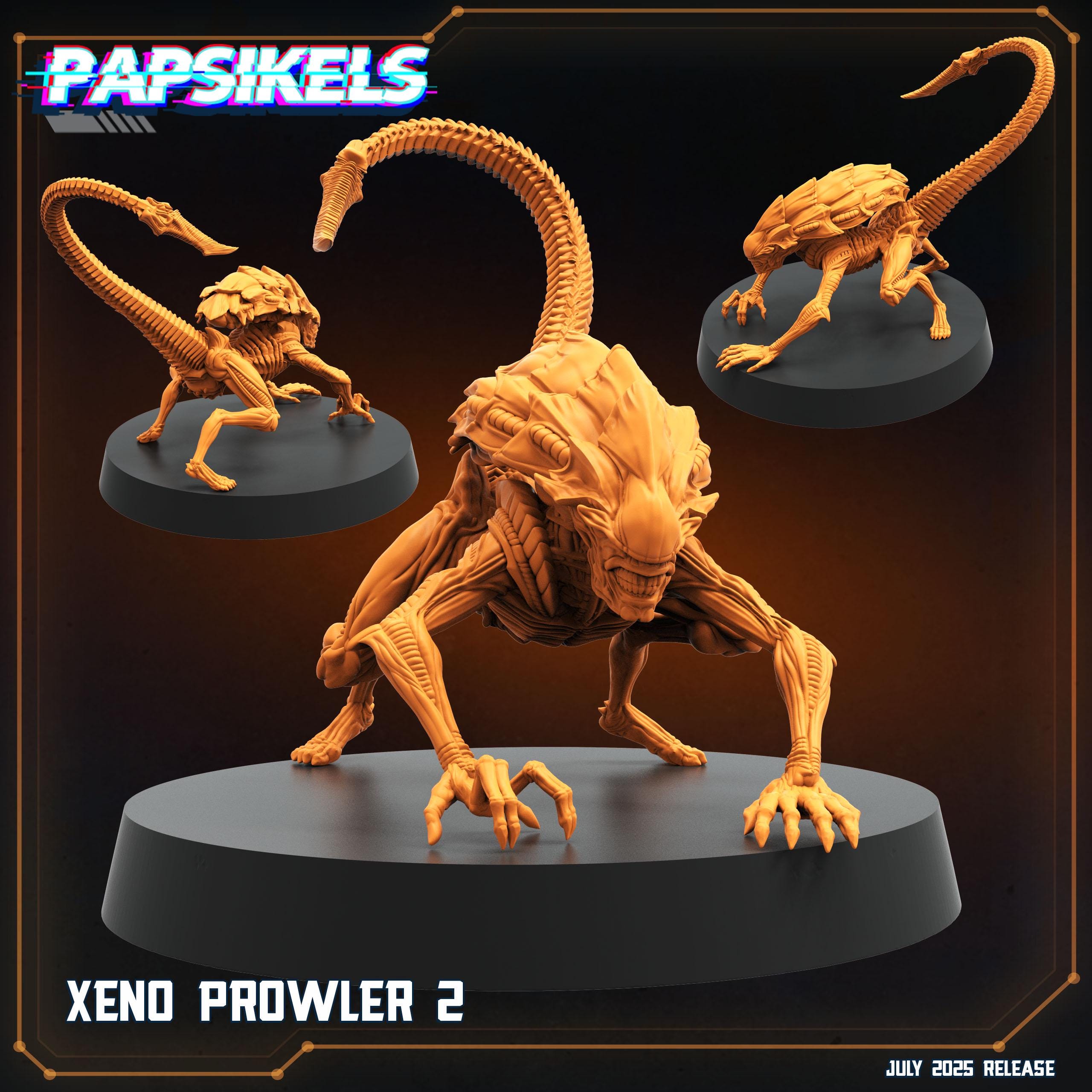 Xeno Prowler Miniature: Alien Hunters - Papsikels 28/32mm Resin Figure