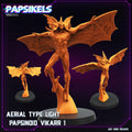 Cyberpunk Papsinoid Vikarr Miniature: 28mm/32mm Resin Model for RPG