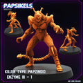 Cyberpunk | Killer Type Papzinoid Enzyme III | Guyver – Papsikels Miniature – 3D Printed Resin Mini, 28mm or 32mm, RPG, TTRPG, Wargaming