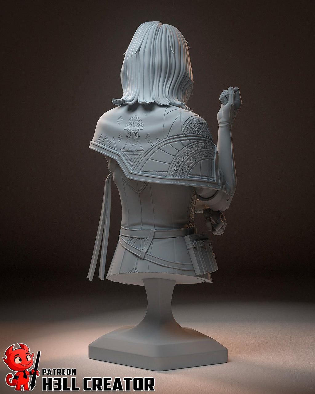 Lune from Clair Obscur Expedition 33 (fan art) | Full Model or Bust | Miniature scale 1:12 | h3LL Creator | DIY Model Kit