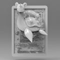 Lapras - 3D Printed Pokemon Card Wall Hanger | Fan Art | Pokemon TCG | Resin Model | ABC3D Models