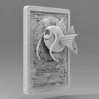 Magikarp - 3D Printed Pokemon Card Wall Hanger | Fan Art | Pokemon TCG | Resin Model | ABC3D Models