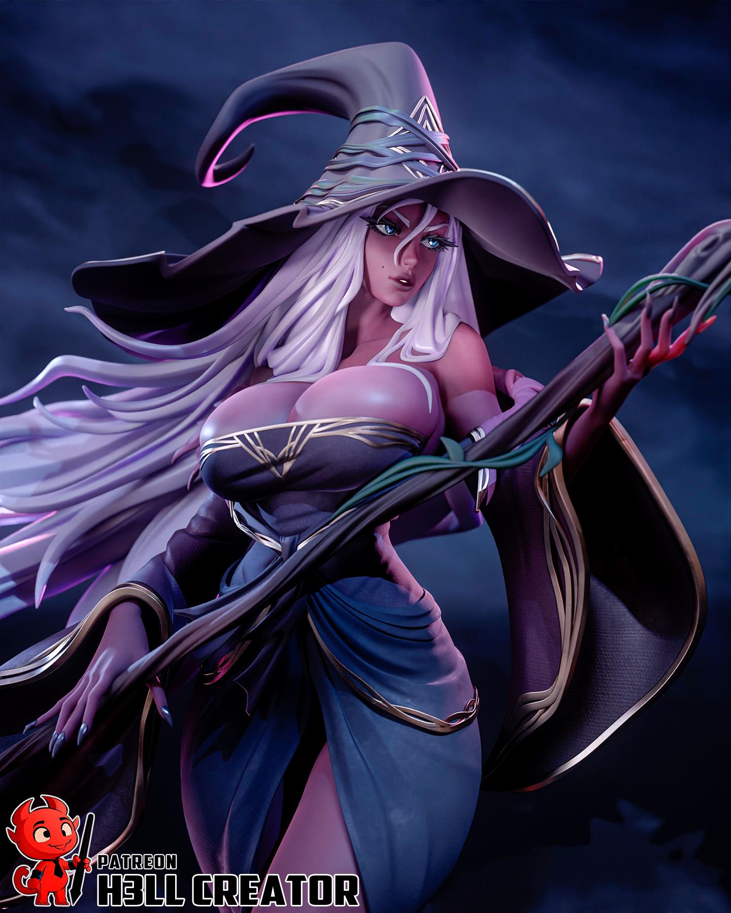 Recluse from Elden Ring Nightreign (fan art) | Full Model or Bust | Miniature scale 1:12 | h3LL Creator | DIY Model Kit