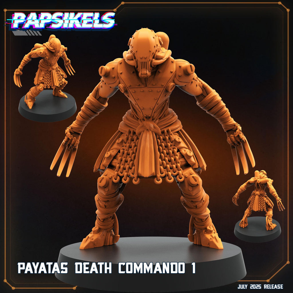 Payatas Death Commandos | Trench Crusade | Papsikels Fantasy, Resin Miniature - Tabletop miniature - Fantasy Miniature - 28mm or 32mm