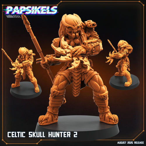 Aliens Vs Humans - August 2025 I Celtic Skull Hunters | Papsikels, 28mm or 32mm Mini