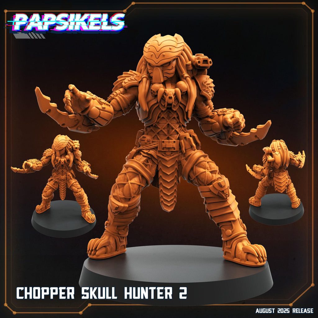 Aliens Vs Humans - August 2025 I Chopper  Skull Hunters | Papsikels, 28mm or 32mm Mini