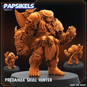 Aliens Vs Humans - August 2025 I Predahulk Skull Hunters | Papsikels, 28mm or 32mm Mini