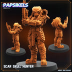 Aliens Vs Humans - August 2025 I Scar Skull Hunters | Papsikels, 28mm or 32mm Mini