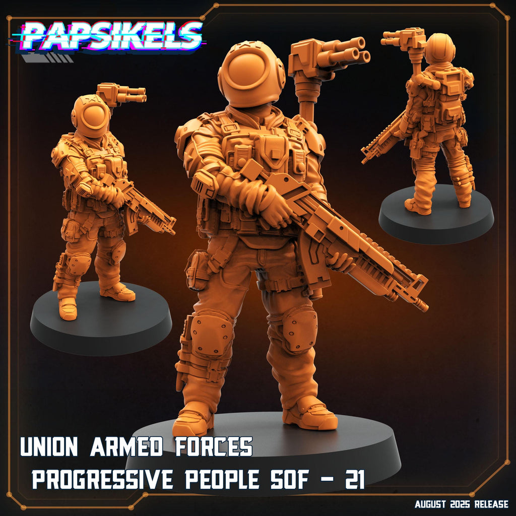 Aliens Vs Humans Miniatures: UPP Special Ops - Papsikels (28/32mm)