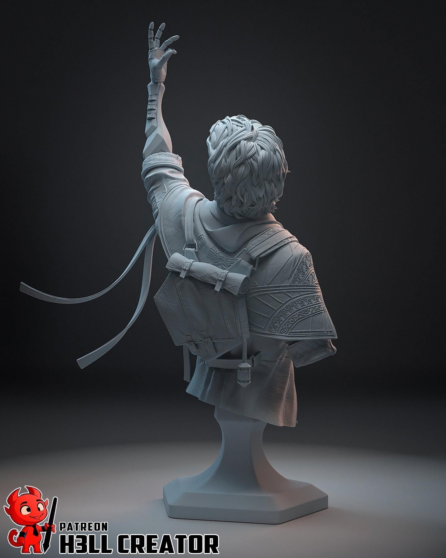 Gustave from Clair Obscur Expedition 33 (fan art) | Full Model or Bust | Miniature scale 1:12 | h3LL Creator | DIY Model Kit