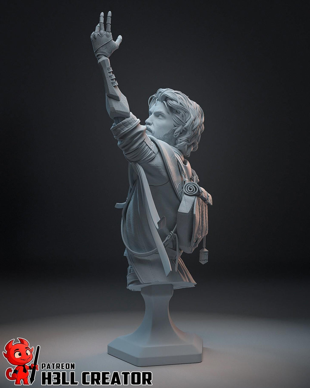 Gustave from Clair Obscur Expedition 33 (fan art) | Full Model or Bust | Miniature scale 1:12 | h3LL Creator | DIY Model Kit