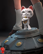 DanDaDan Momo Ayase Resin Miniature - H3LL Creator DIY Model Kit 1:12