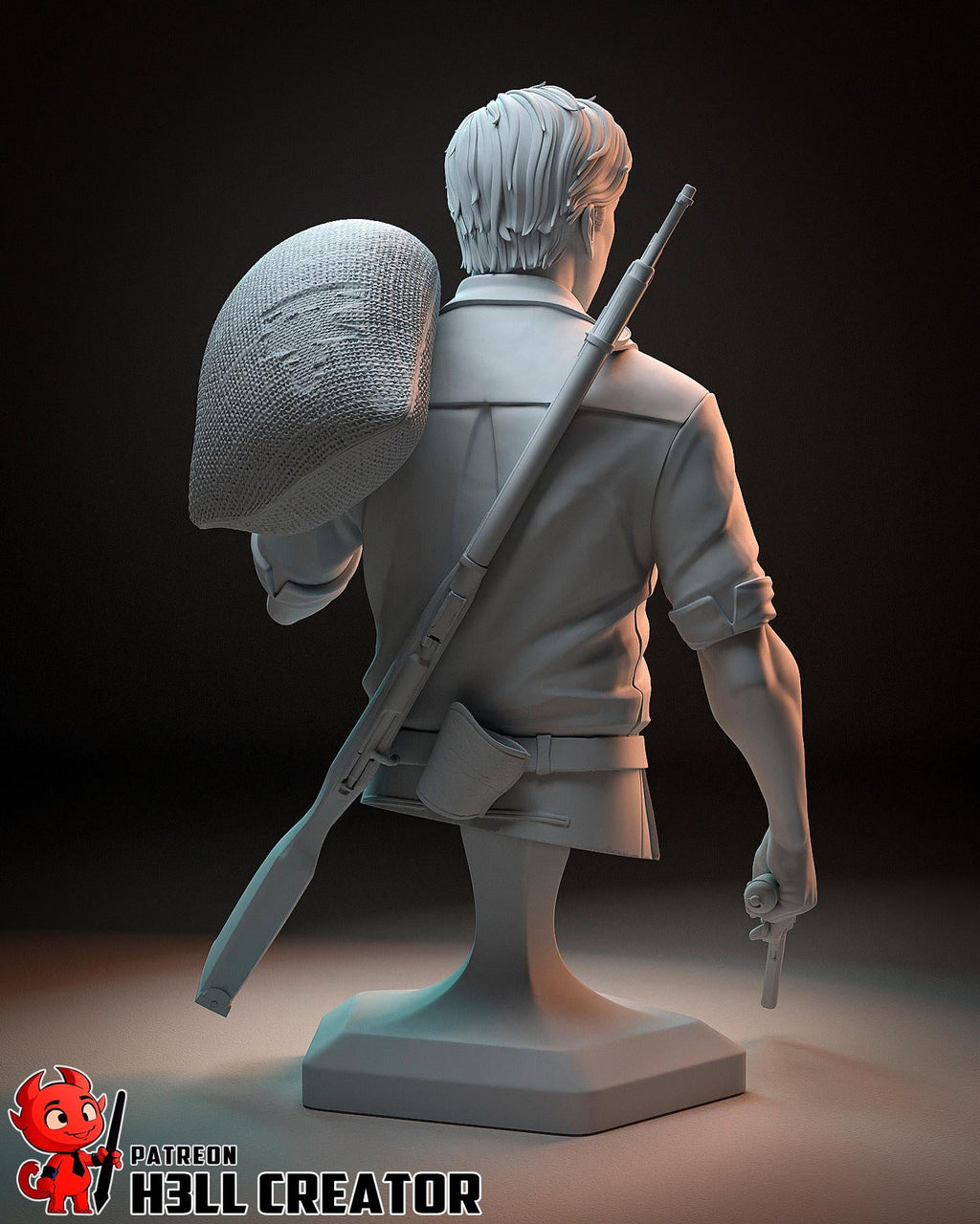 Enzo Favara from Mafia The Old Country (fan art) | Full Model or Bust | Miniature scale 1:12 | h3LL Creator | DIY Model Kit