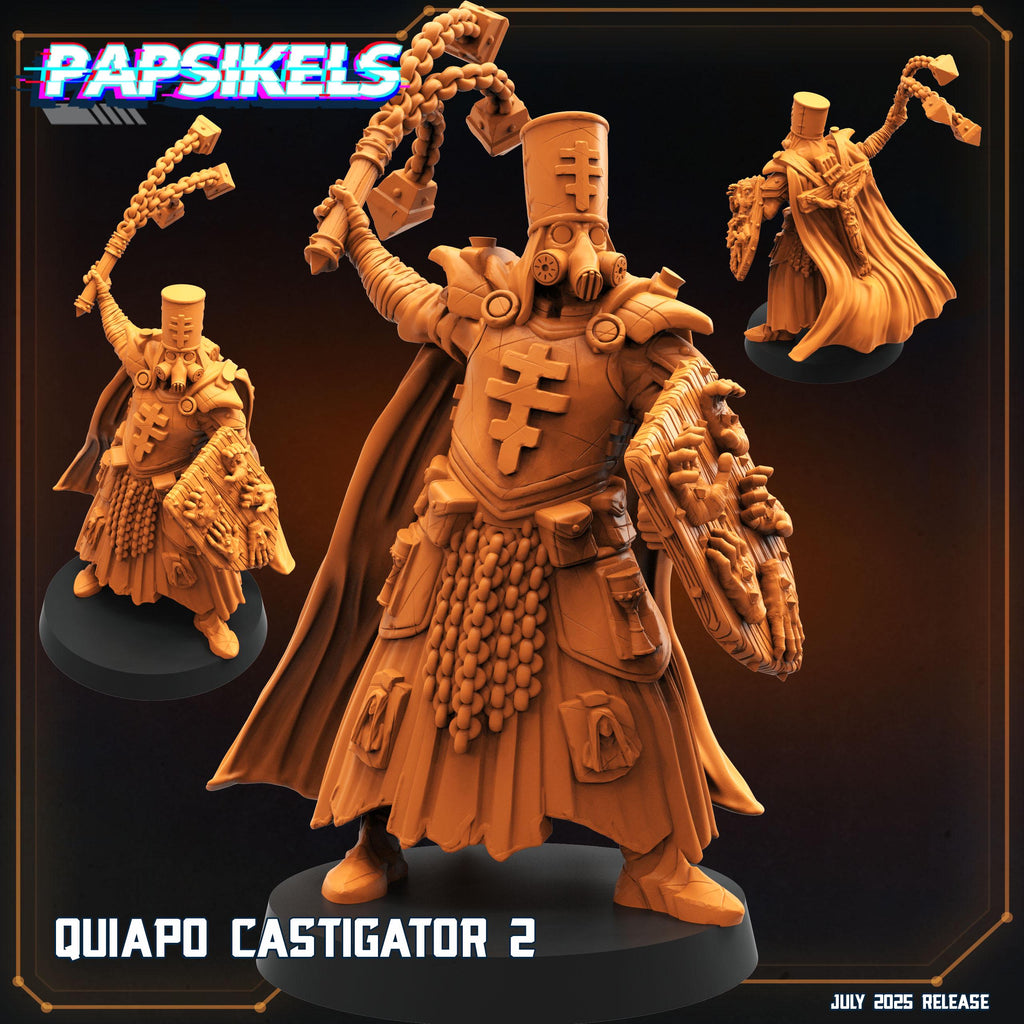Quiapo Castigators Resin Miniature: Trench Crusade Zealots - 32mm Scale