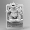 Nidoking - 3D Printed Pokemon Card Wall Hanger | Fan Art | Pokemon TCG | Resin Model | ABC3D Models