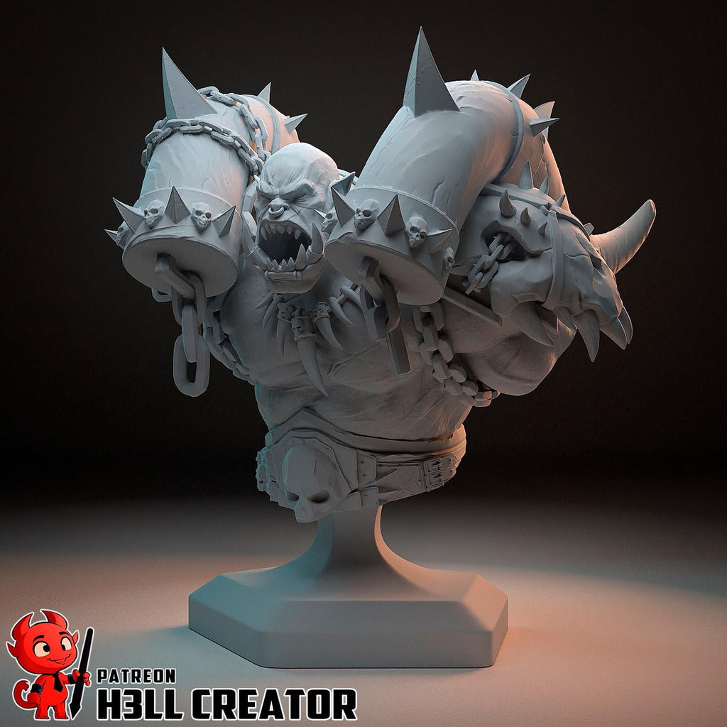 Garrosh from World of Warcraft (fan art) | Full Model or Bust | Miniature scale 1:12 | h3LL Creator | DIY Model Kit