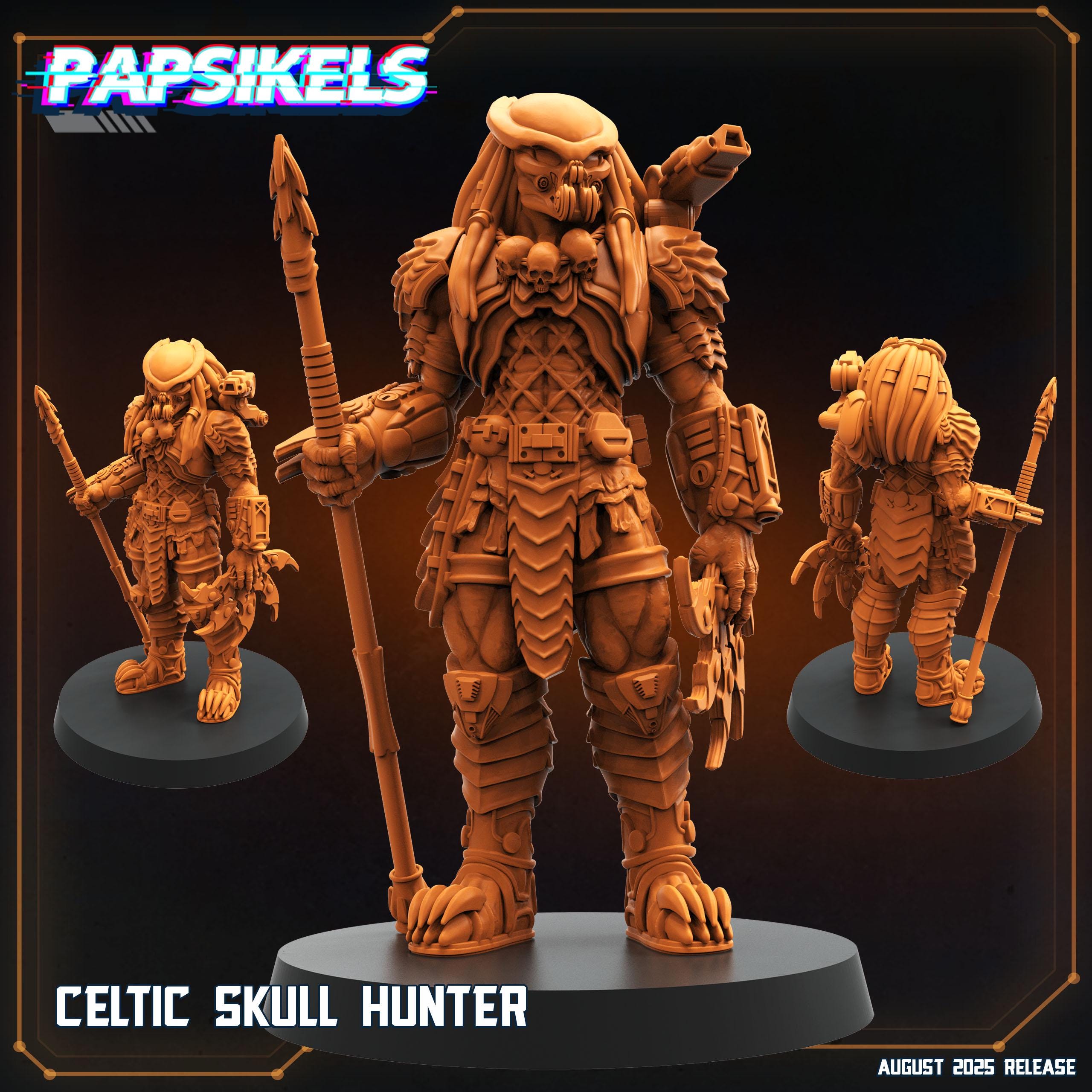 Aliens Vs Humans - August 2025 I Celtic Skull Hunters | Papsikels, 28mm or 32mm Mini