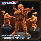 Aliens Vs Humans Miniatures: UPP Special Ops - Papsikels (28/32mm)