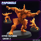 Guyver Inspired Hyper Papzinoid Gavein Miniature: 28mm/32mm Resin Model - Papsikels