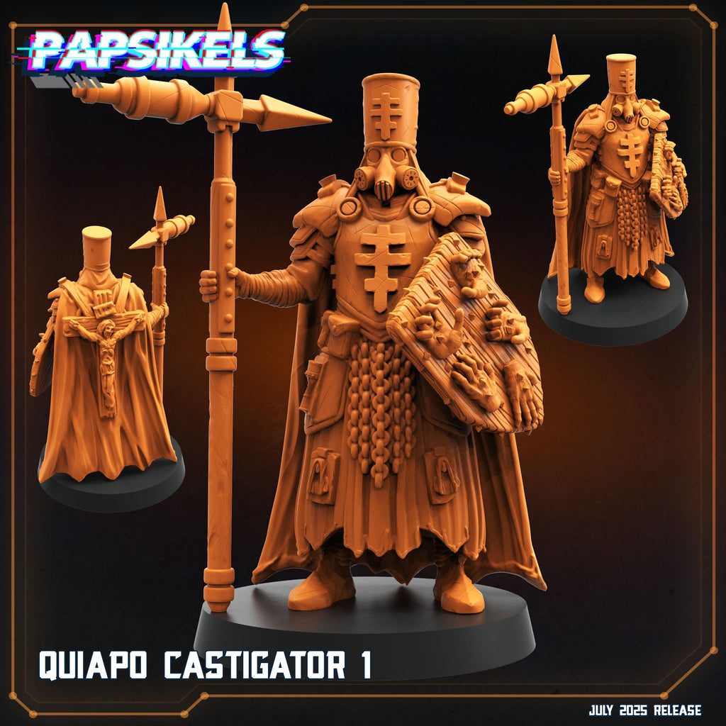 Quiapo Castigators Resin Miniature: Trench Crusade Zealots - 32mm Scale