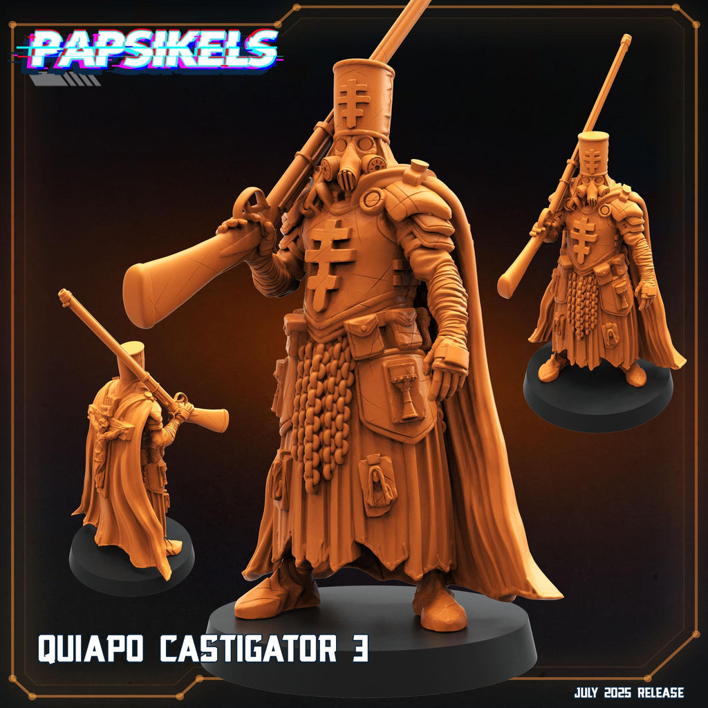 Quiapo Castigators Resin Miniature: Trench Crusade Zealots - 32mm Scale