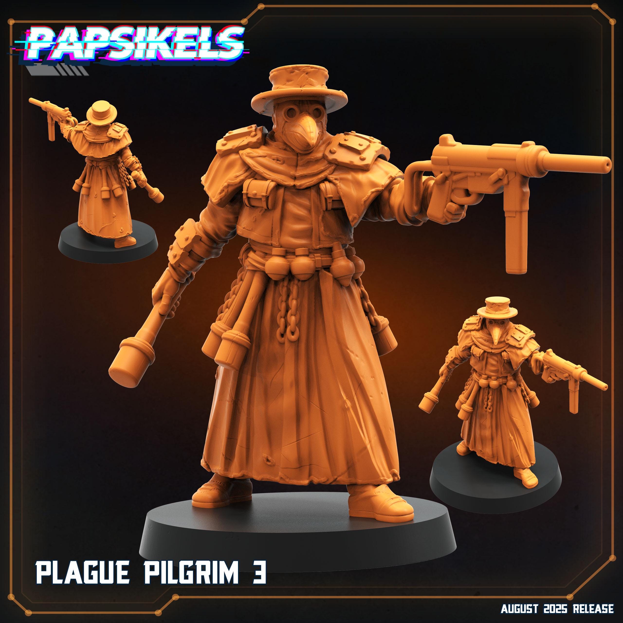 Plague Pilgrims Resin Miniatures: Trench Crusade, Papsikels 28/32mm
