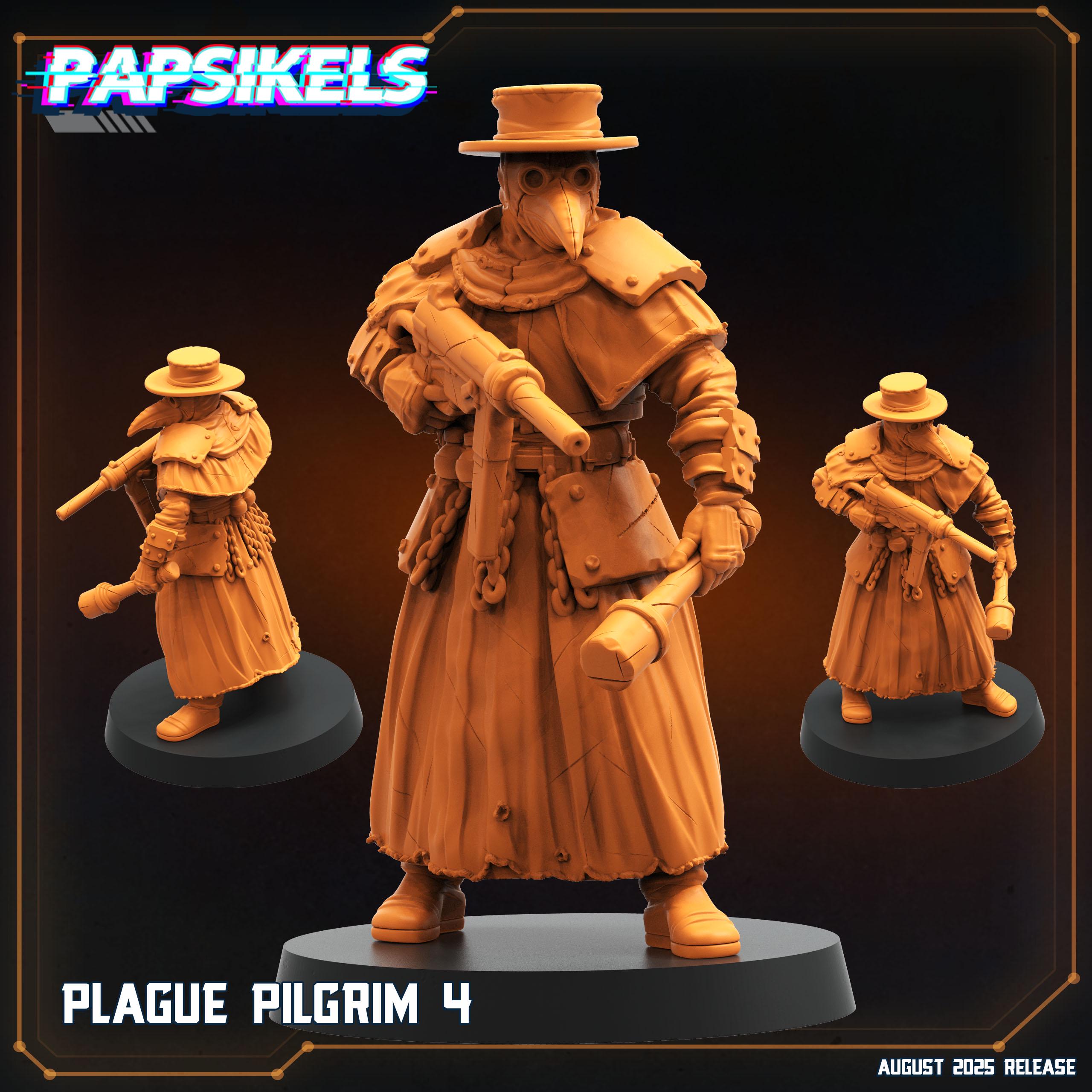 Plague Pilgrims Resin Miniatures: Trench Crusade, Papsikels 28/32mm