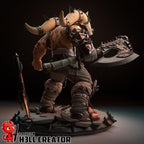 Garrosh from World of Warcraft (fan art) | Full Model or Bust | Miniature scale 1:12 | h3LL Creator | DIY Model Kit