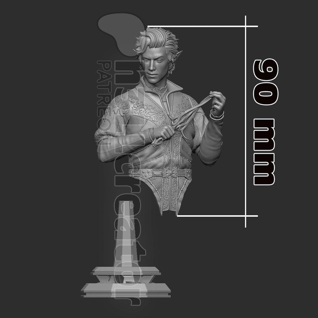 Asterion from Baldur's Gate 3 (fan art) | Full Model or Bust | Miniature scale 1:12 | h3LL Creator | DIY Model Kit