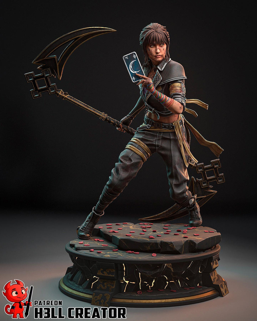 Sciel from Clair Obscur Expedition 33 (fan art) | Full Model or Bust | Miniature scale 1:12 | h3LL Creator | DIY Model Kit
