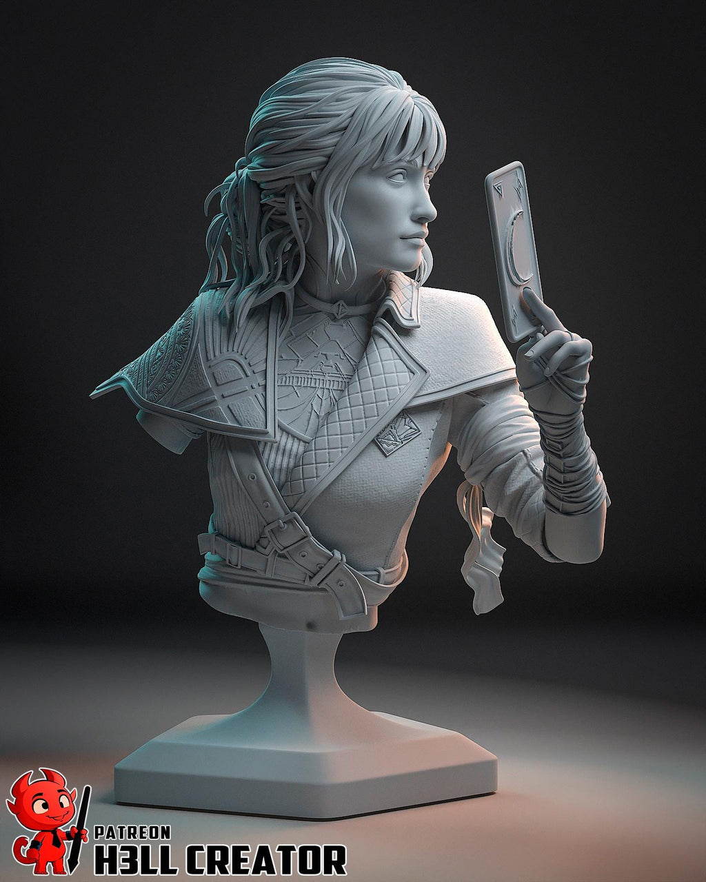 Sciel from Clair Obscur Expedition 33 (fan art) | Full Model or Bust | Miniature scale 1:12 | h3LL Creator | DIY Model Kit