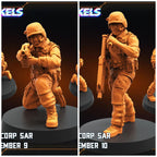 SAR Team Miniatures: Prodigy Corp Alien Earth Sci-Fi TTRPG Figurines by Papsikels