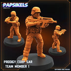 SAR Team Miniatures: Prodigy Corp Alien Earth Sci-Fi TTRPG Figurines by Papsikels