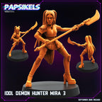 Cyberpunk K-pop Demon Hunter Miniatures - 28mm/32mm 3D Resin Models for RPG and TTRPG