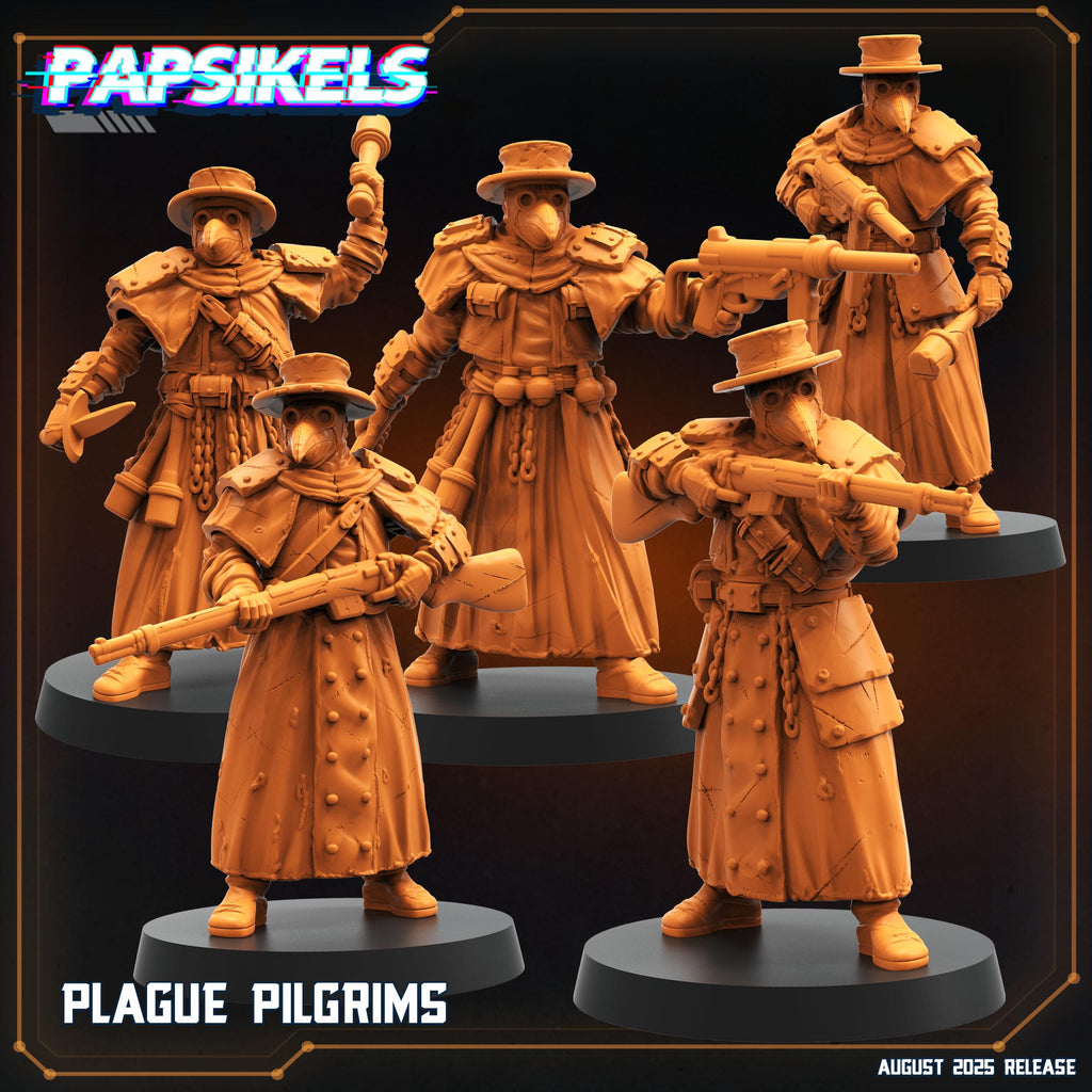 Plague Pilgrims Resin Miniatures: Trench Crusade, Papsikels 28/32mm