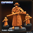 Plague Pilgrims Resin Miniatures: Trench Crusade, Papsikels 28/32mm