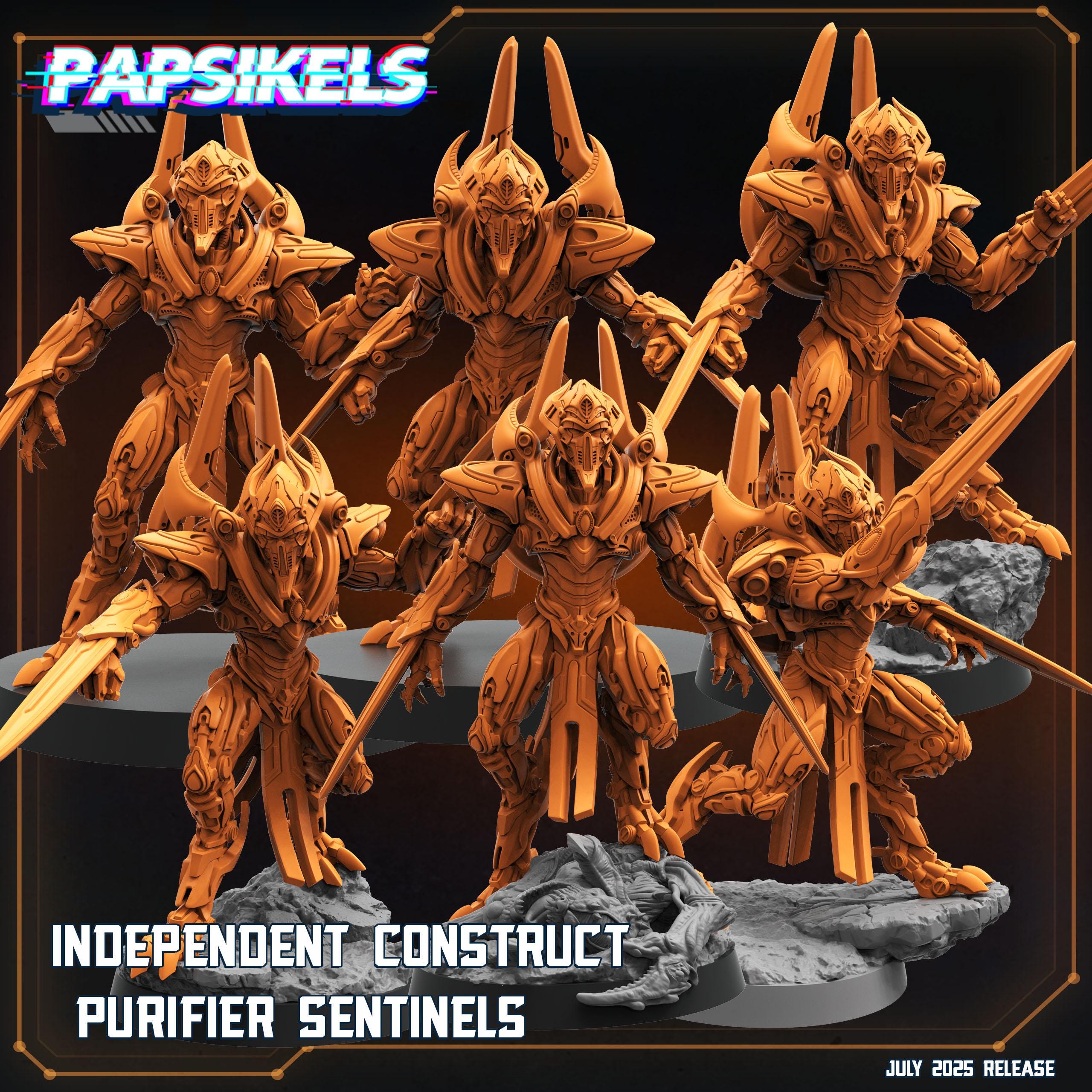 StarCraft Purifier Sentinel Miniature: Sci-Fi Wargame Figurine (32mm)