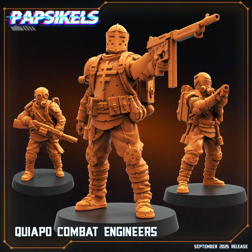 Quiapo Combat Engineers Miniature: Trench Crusade by Papsikels (28/32mm)