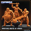 Wretched Brutes of Wrath: Resin Miniature - Trench Crusade - Papsikels (28/32mm)