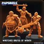 Wretched Brutes of Wrath: Resin Miniature - Trench Crusade - Papsikels (28/32mm)