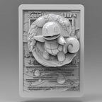 Squirtle V2 - 3D Printed Pokemon Card Wall Hanger | Fan Art | Pokemon TCG | Resin Model | ABC3D Models